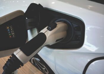 black and white car door